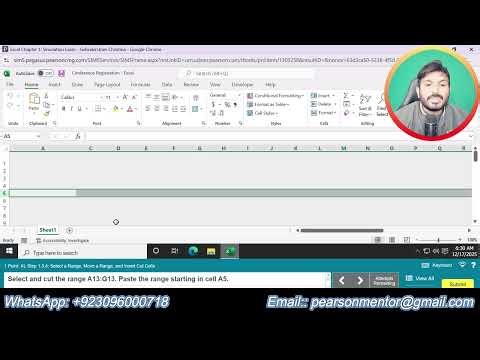 Excel Chapter 1 Simulation Exam | Excel Chapter 1: Simulation Exam | #ExcelChapter1SimulationExam