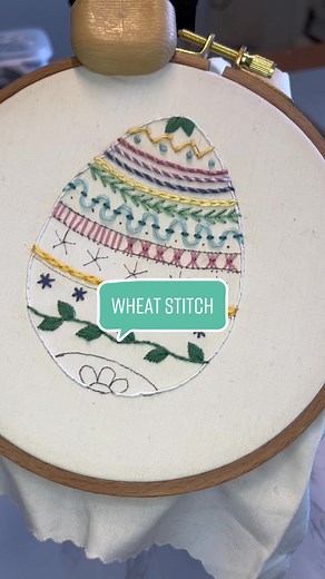 Wheat Stitch Tutorial: Easy Embroidery Sampler