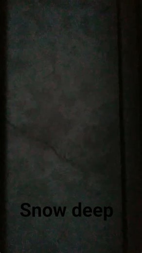 12 inch/1 foot, of snow -20 degrees.