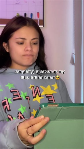 Embarrassing Zoom Moment: Covering Up a Fart with a Cough