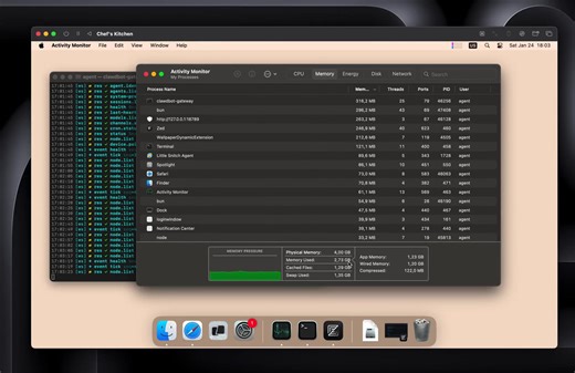 You can't believe this Clawdbot runs smoothly inside a full macOS VM using 3GB RAM 🤯 | Md Ismail Sojal
