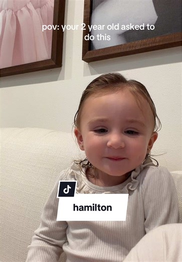 Toddler's Excitement in Hamilton Dance Challenge