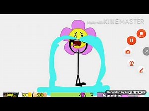 BFDI Flower Crying BSOD