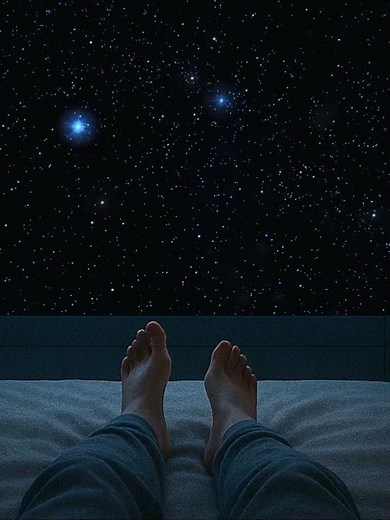 ASMR Deep Space Sleep 🌌 | Cozy Spaceship Bedroom Ambience + Gentle White Noise for Relaxation