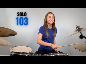 Drum Solo 103 by Girl Drummer