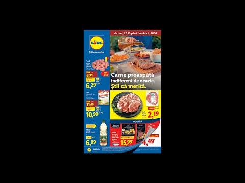 Catalog Lidl 20-26 Octombrie 2025 - Oferta Lidl din 20.10.2025