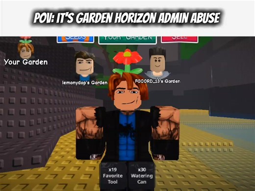 Exposing Admin Abuse in Garden Horizon