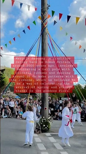 Maypole Dancing | Spring Celebration in Ansty, UK
