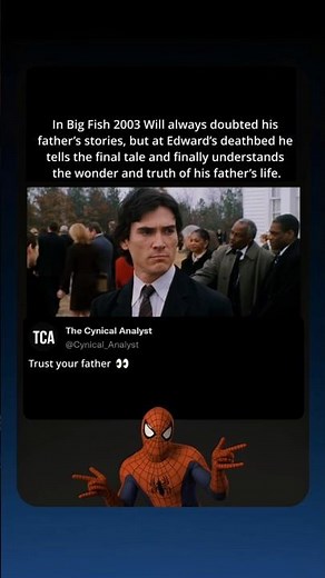 In Big Fish 2003, he couldn't believe it