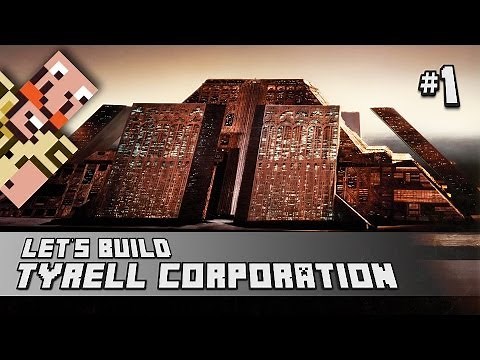 Minecraft Big Build: Let's Build The Tyrell Corporation HQ- Part #1