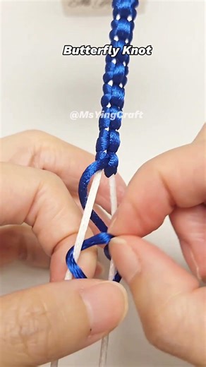 How to Tie Butterfly Knot 2601088 Quick Macrame Tutorial #shortstutorial #knot #diy#handmade #macram