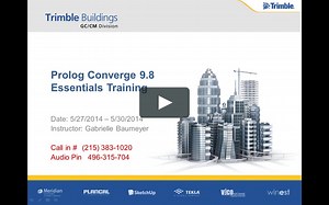 Prolog Training - Prolog General - Prolog Converge Essentials Class - Day 1