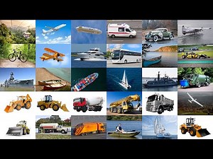 Vehicle Vocabulary in English: Learn the Names and Types of Trucks, Ships and Boats