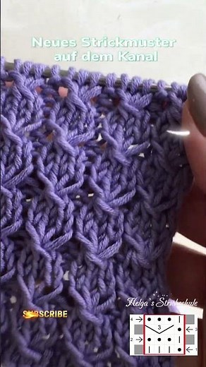 ✨ Falsche Zöpfe – ein stilvolles und einfaches Muster! #strickmuster #diystricken