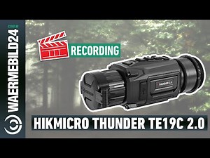 Anblick mit dem HIKMICRO THUNDER TE19C 2.0 Wärmebild-Vorsatzgerät 🔴
