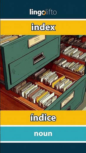 🇬🇧🇪🇸 index - índice : learn English : aprendamos inglés : vocabulary builder