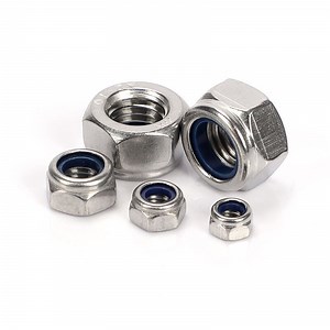 [Hot Item] Rubber Ring Nut Lock Hexagonal Thin Nut Fastener DIN985