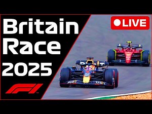 🔴F1 LIVE - British GP RACE (HEAVY RAIN) - Commentary + Live Timing