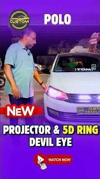 Polo Gets a Complete Lighting Makeover! | Dual-Beam Upgrade | BI-LED + 5D WRGB + Devil Eye
