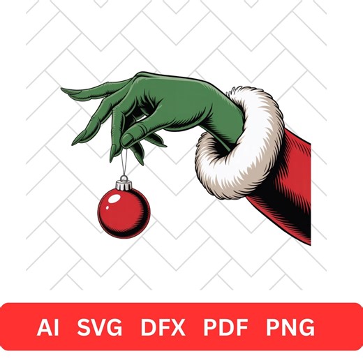 Grinch Hand Holding Ornament SVG PNG, Grinch Hand Svg Png ,christmas Grinch Hand ,grinch Christmas Clipart ,grinch Design, Cricut Files - Etsy