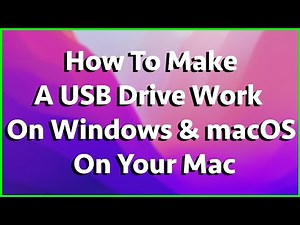 How To Make A USB Drive Work On Windows & macOS On Your Mac