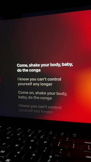Conga - Gloria Estefan 💃🎶 #conga #lyrics #song #dance | conga song