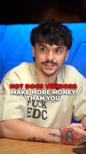 Hot dog vendors standing outside of your favorite EDM festivals like EDC , Escape Halloween or even Coachella are making bank. You can make an honest living standing outside of a festival with a hot dog cart 🌭