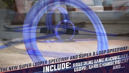 Tracer Racers Glow Racing in Action!