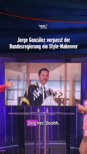 59K views · 555 reactions | Die Regierung hat jetzt endlich Style. Das heute-shownal ist jetzt online! | ZDF heute-show | Facebook