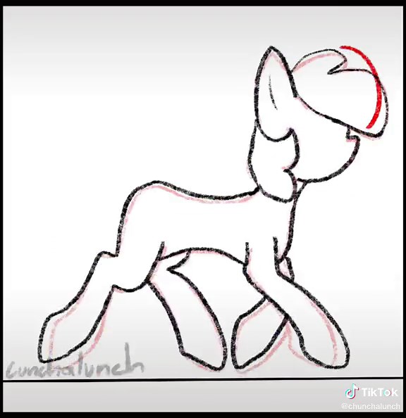 This was pretty fun to do #mlp #mylittlepony #pony #horse #horsetrot #trot #ponytrot #walkcycleanimation #walkcycle #animation #animator #mlpanimation #timelapse #procreate #procreateanimation