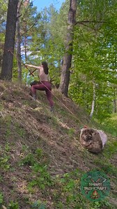 How to carry heavy logs uphill with little effort #survival #bushcraft | Janderson e Anderson