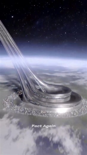 Fact Again on Instagram: "2050 Japan Space Elevator Project #japan #technology #space #science #spacelift"