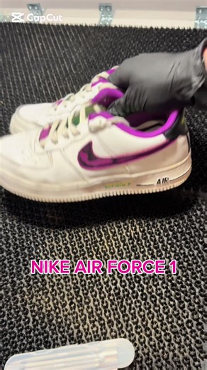 Nike Air Force 1 🔥 Before ➡️ After #shoes #sneaker #beforeafter #cleaning #nikeairforce1