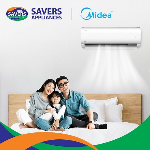 Discover savings without compromising comfort with the new Midea Celest Inverter Air Conditioner. Its 5-STAR energy-efficient rating guarantees everyday comfort and convenience. With technology that is built to last, it offers a 5-year warranty on the inverter compressor and a 1-year warranty on parts and service. To give you more, we offer *free installation. Visit #SaversAppliances. #Midea #MideaPhilippines | Savers Appliances