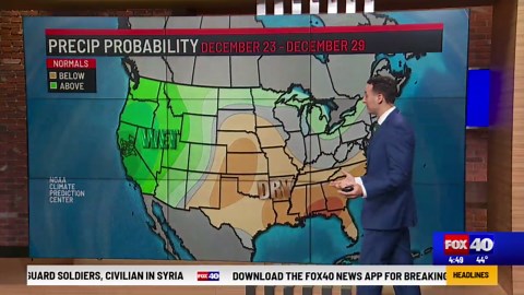 Rain is forecasted for the weekend ahead in the Sacramento region