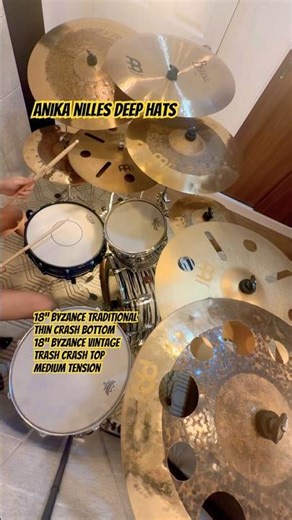 What Do You Think Of This Meinl Byzance Stack? The Anika Nilles Deep Hats