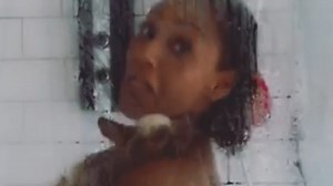 Mel B baffles fans as she strips off and showers naked with her dog ahead of disaster theatre show