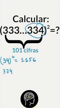 Puedes calcular (333...4)² ¡sin calculadora!