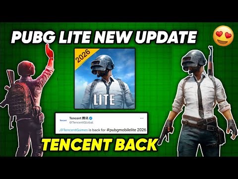 FINALLY! PUBG LITE NEW UPDATE IS HERE😍 | TENCENT BACK IN PUBG MOBILE LITE 🤯