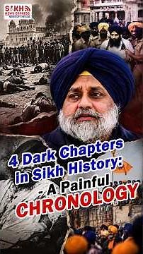 Four Dark Chapters in Sikh History: A Painful Chronology #shorts