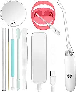 8 Pack Tonsil Stone Remover Vacuum Tool Tonsil Stone Removal Kit Tonsil Stone