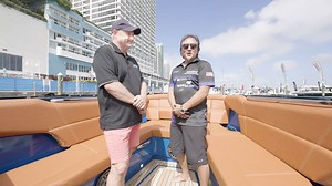 2.5K views · 66 reactions | We’re wrapping up our trip to Miami with this quad 450R powered Nor-Tech 46 Flyer. Ray Lee from Speedboat Magazine and Per Michelsen from Nor-Tech Hi-Performance Boats walk through the latest features of this center console. | Mercury Racing | Facebook