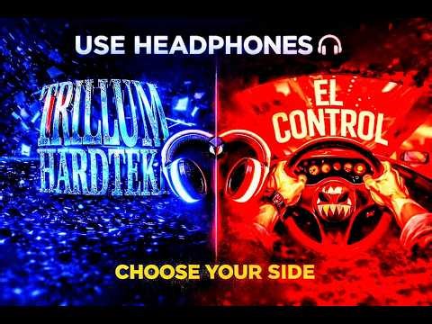 Use Headphones 🎧 2 Songs in One | Trillium Hardtekk vs El Control (Left vs Right )