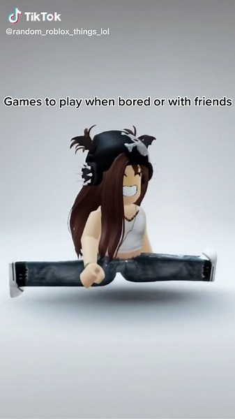Games to play when bored or with friends #roblox #games #fypシ
