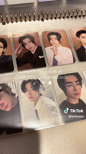 invested in a muji pc binder 🤍#photocards #pc #enhypen #orangeblood #darkblood #romanceuntold #daydream #memorabilia #dicon #gguggupackage #kpop #kpopfyp #hobby #pokemon #girlhood