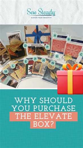 1K views | Once you join the Elevate Box Club, there's no going back. Time and again we hear from quilters about how much easier the club has made it for them to learn new ruler work skills and access unique templates that take their quilts to the next level. Are you an Elevate Box Club member? What's your favorite part of the club? #sewsteady #elevateboxclub #westalee #quiltingwithrulers #westaleebyme #embroidelee | Sew Steady | Facebook