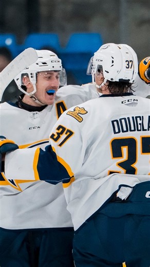 Fifth-year forwards Scott Atkinson and Chris Douglas both hit the 100 career point mark with the 'Birds this weekend in a series sweep over the Golden Bears 🥳 | UBC Thunderbirds