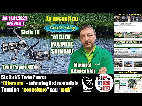 Atelier mulinete spinning Shimano