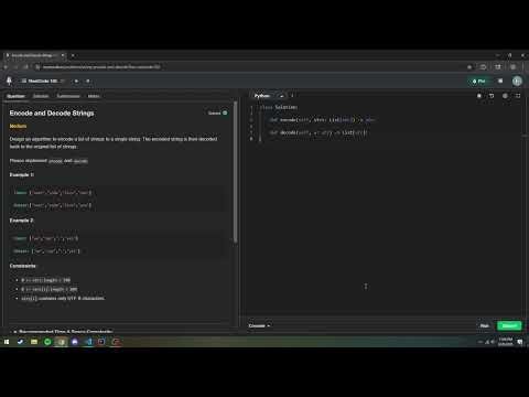 Neetcode: Day 10 Encode and Decode Strings