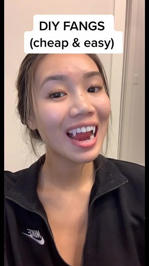 DIY Vampire Fangs: Easy and Cheap Halloween Costume Idea